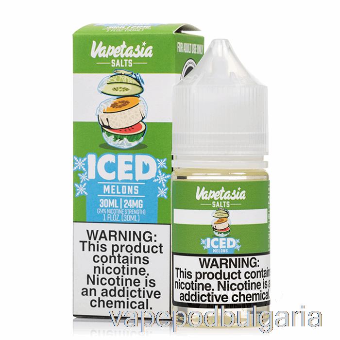 Vape 10000 Дръпки Iced Melons - Vapetasia Salts - 30ml 24mg